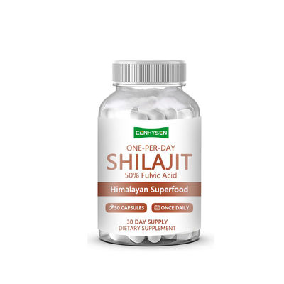 50% Asam Fulvic Shilajit Kapsul Himalaya Superfood Mendukung Sintesis Kolagen