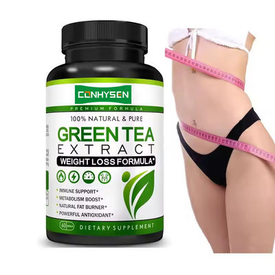 100% Natural Green Tea Capsules Mempercepat Berat Badan Menurunkan Suplemen Penurunan Berat Badan