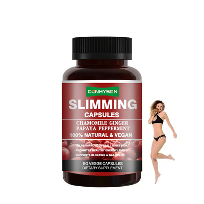 Kapsul Penghilang Berat Badan Mendukung Kembung & Penghilang Gas dengan Suplemen Diet Peppermint