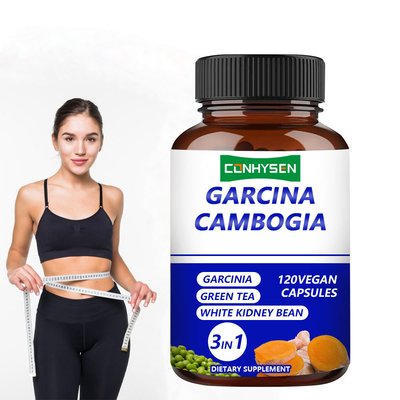Kapsul Garcinia Cambogia Meningkatkan Energi & Kekuatan Produk Perawatan Kesehatan 3-In-1