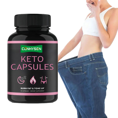 Kualitas Baik Keto Kapsul Suplemen Kecantikan Pembakar Lemak untuk Dewasa Keto Pil