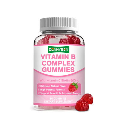 Permen Karet Vitamin B Kompleks Potensi Tinggi B12 untuk Energi Berkelanjutan Dukungan Kekebalan Tubuh Suplemen Kesehatan