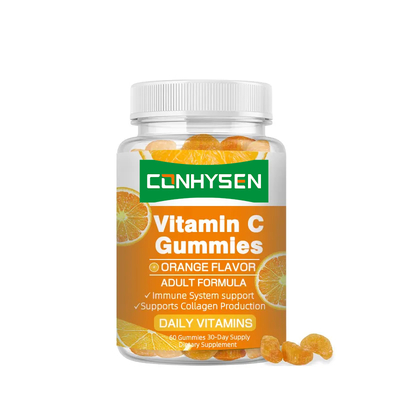 OEM Imunisasi Meningkatkan Halal Gummy Energi Memperkuat Meningkatkan Pencernaan Vitamin C Gummies Candy