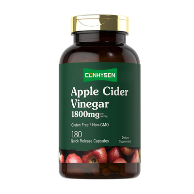 OEM Private Label Body Slimming ACV Pill Suplemen Dengan Vitamin & Zinc Organik Apple Cider Vinegar Kapsul