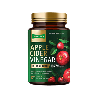 OEM Natural Ketone ACV Kapsul penurunan berat badan organik tanpa gula perut datar Apple Cider Vinegar Kapsul penurunan berat badan permen karet Serat makanan