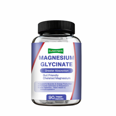 Kapsul Magnesium Glycinate Khusus Mempromosikan Pencernaan Kesehatan Jantung & Sistem Kekebalan