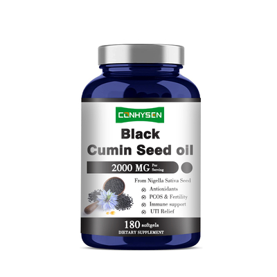 Custom Black Cumin Seed Oil Softgels 500mg untuk Dukungan Imun