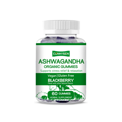 Ashwagandha Gummies 18 Bulan Shelf Life Suplemen Penghilang Stres