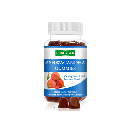 Ashwagandha Probiotic Gummies dengan Vitamin D2 untuk Memori Fokus