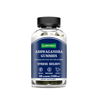 Ashwagandha Probiotic Gummies 60ct untuk Cortisol & Penghilang Kekhawatiran