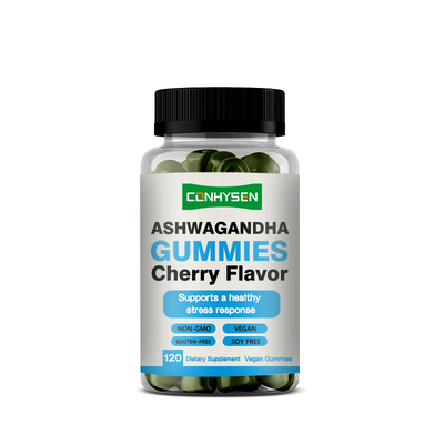 Ashwagandha Probiotic Gummies dengan Vitamin D2 500% DV