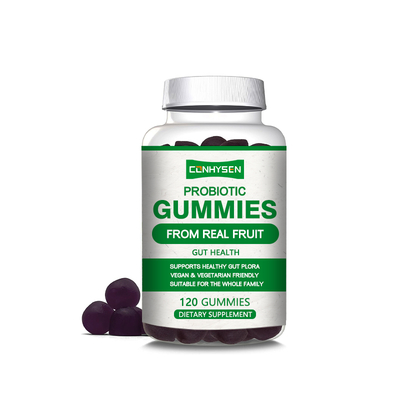 Pabrik Penyediaan Meningkatkan suasana hati Secara alami Probiotik Gummies Produsen
