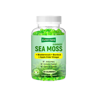 OEM/ODM Custom Organic Sea Moss Gummies Candy Dukungan sendi tulang sehat