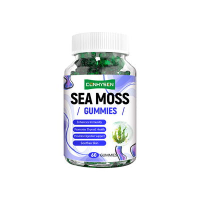 Pabrik Permen Karet Sea Moss Kustomisasi untuk Dukungan Antioksidan dengan ACV