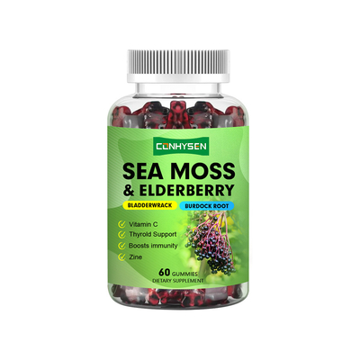 Permen Jeli Lumut Laut dengan Vitamin C dan Seng Pemasok Pabrik untuk Dukungan Antioksidan