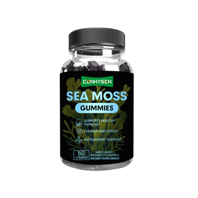 Burdock Sea Moss Gummies Pabrik Disesuaikan Meningkatkan Tiroid Sehat