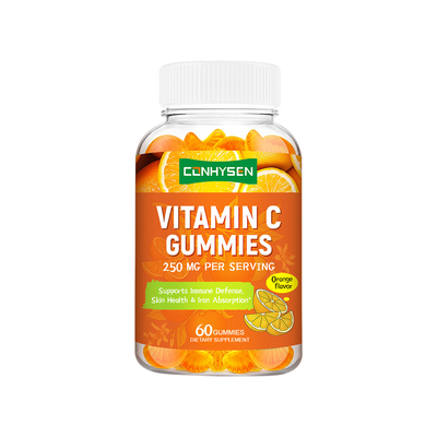 Permen karet vitamin C 250mg kustom menjaga kulit sehat langsung dari pabrik