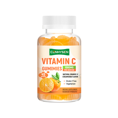 Pemasok Kustom Permen Karet Vitamin C 1000mg OEM Meningkatkan Antioksidan