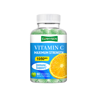 Grosir Harga 1050mg Vitamin C Gummies Tingkatkan Rambut Sehat Kulit Kuku ODM