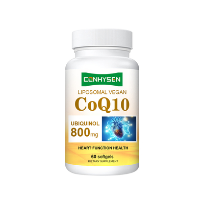 Liposomal CoQ10 Softgels Supplier Custom Fungsi Otak Hati Sehat