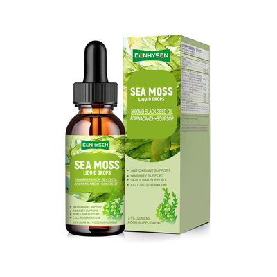 Custom Label Dukungan fungsi tiroid alami laut lumut Air tetes Pabrik