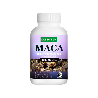 Premium Custom Support Hormon Balance Organic Maca Kapsul Pemasok
