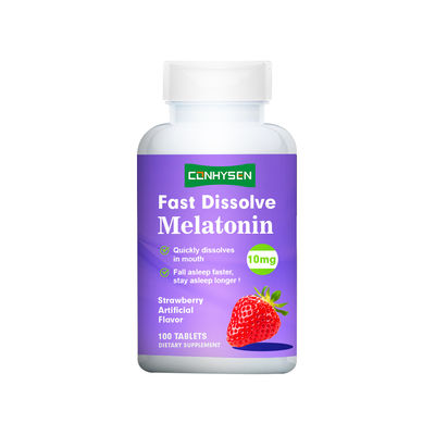 Pabrik Pemasok Tablet Melatonin 10mg Mendukung Relaksasi dan Tidur Lebih Lama