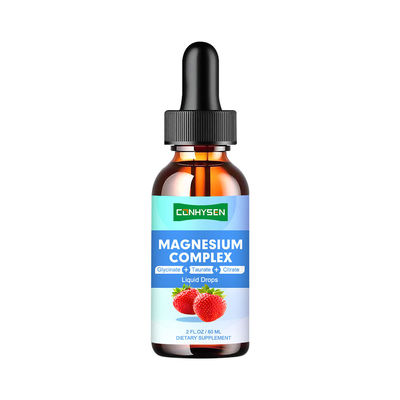 Triple Magnesium Complex Liquid Drops Glycinate Sleep Muscle Nervous Support Grosir Disesuaikan