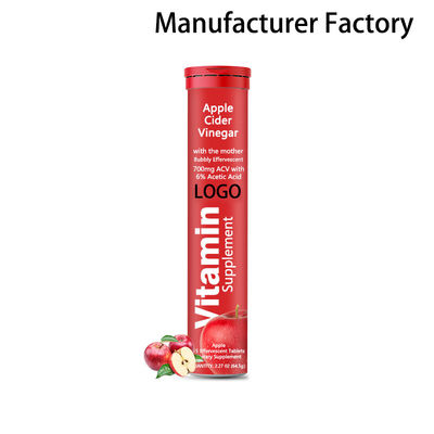 Grosir Pabrik Tablet Effervescent Cuka Sari Apel untuk Pengelolaan Berat Badan